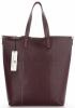 Vittoria Gotti Firmowy Shopper Made in Italy z Kosmetyczką Bordowy
